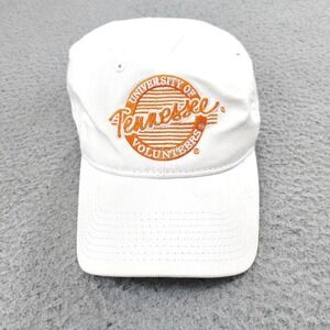 Tennessee Volunteers Hat Cap Strap Back Mens Circle White Orange NCAA Script